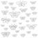Sisustuskleebis RMK2637SCS Glitter Butterflies 