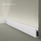 Led-põrandaliist IL10 Wallstyl, 80×23 mm