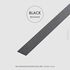 Decorative steel strip - Black brushed